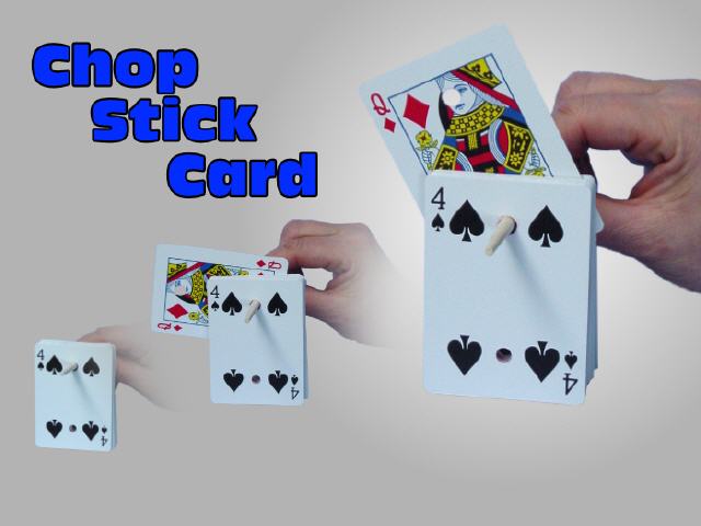 Chop Stick Card, rot