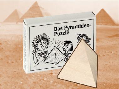 Das Pyramiden-Puzzle, Holz
