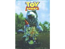 Poster "Toy Story - rasendes Auto /rennender Hund"