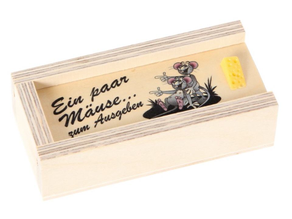 Geldkiste: Ein paar M&auml;use zum Ausgeben