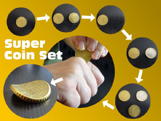 Super Coin Set 50 Cent (mit Bent Coin)