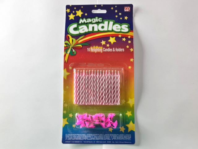 Zauberkerzen "MAGIC CANDLES", rosa