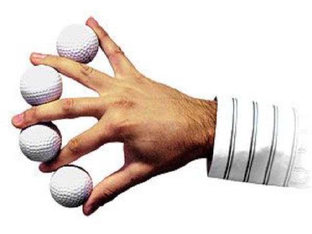Multiplying Golf Balls - Rot (aus Kunststoff)