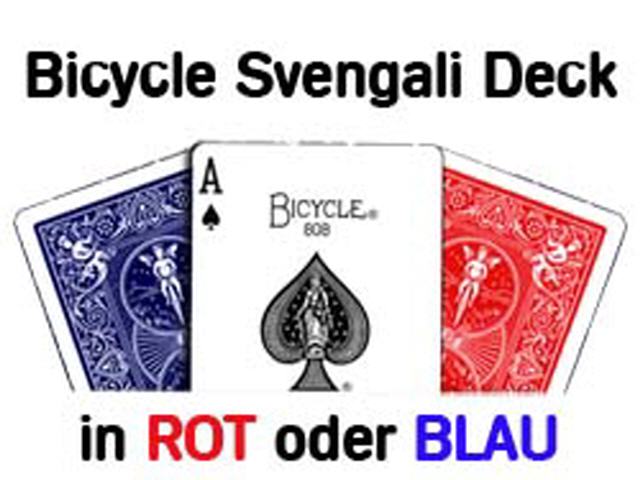 Svengali Deck Bicycle, Rot