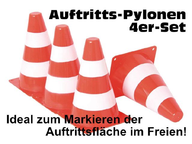 Auftritts-Pylonen, 4er-Set